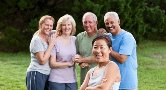 Image of a group of adults linking to the Adult Testimonials page